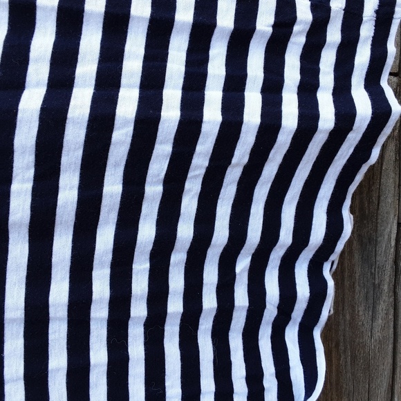 J. Crew Factory short sleeved blue & white striped t-shirt size XS - Picture 8 of 8